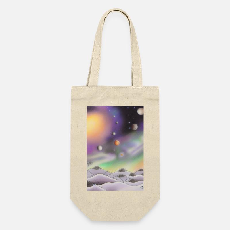 Espace et planètes - Sac à bouteille - nature
