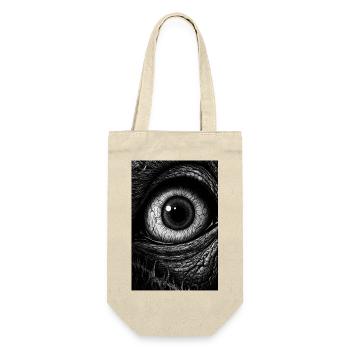 Das Auge des Grauens - Geschenkbeutel für Flaschen - Natur - Vorne