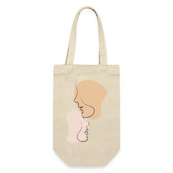 One Line Art Couple Line Art Couple Minimalist art - Sac à bouteille - nature - Devant
