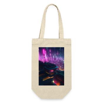 Cityscape 2.0: The future of the urban world. - Gift Bag for Bottles - nature - Front