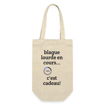 T-shirt homme humour - Sac à bouteille - nature - Devant