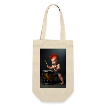 Drum Baby - Gift Bag for Bottles - nature - Front