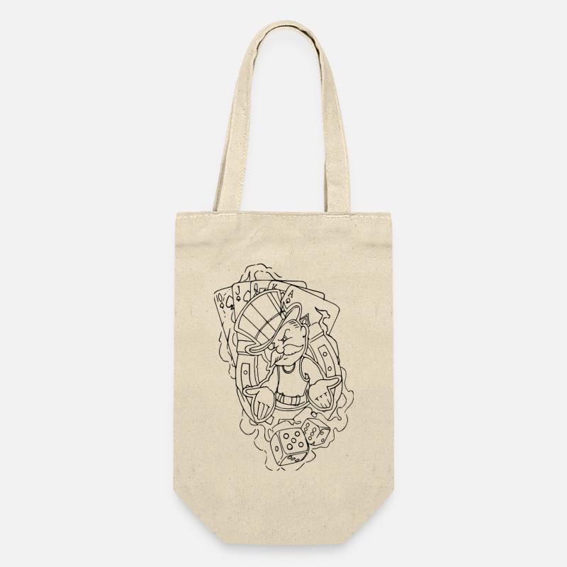 Game cards - Gift Bag for Bottles - nature