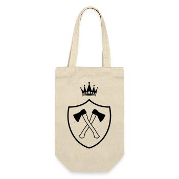 Axes axe coat of arms - Gift Bag for Bottles - nature - Front