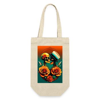 unendliche Liebe - Geschenkbeutel für Flaschen - Natur - Vorne