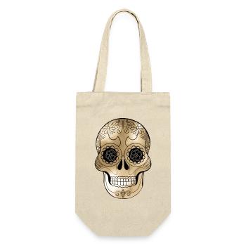 Skull v.2 Gold - Gift Bag for Bottles - nature - Front