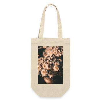 Fleurs de chrysanthème - Sac à bouteille - nature - Devant
