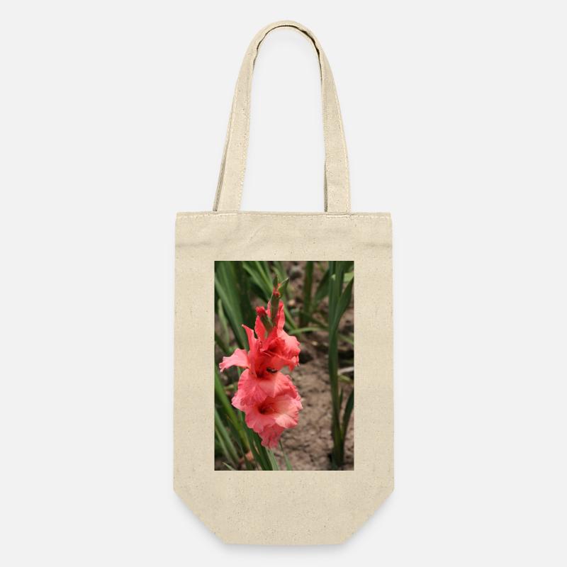 Glaïeul – amidon en fleurs - Sac à bouteille - nature