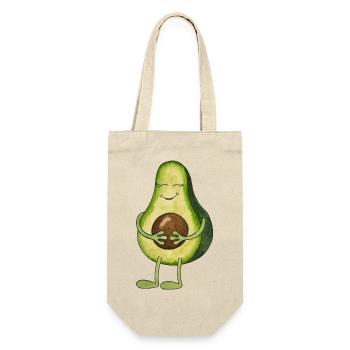kawaii avocado cute vegan mom pregnant avo - Gift Bag for Bottles - nature - Front