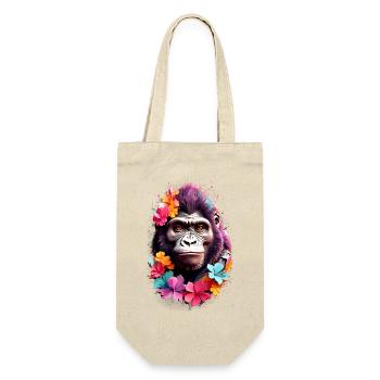 Gorilla V1 24 09 - Gift Bag for Bottles - nature - Front