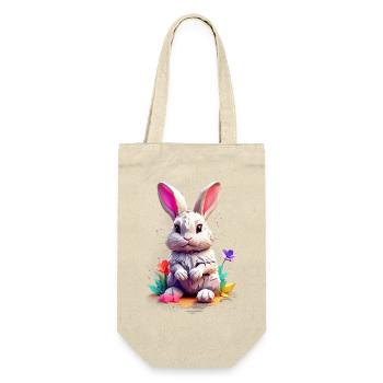 Bunny Bunny V1 24 07 - Gift Bag for Bottles - nature - Front