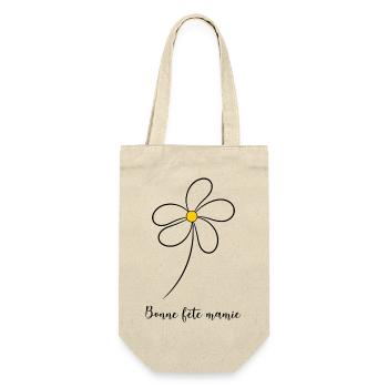 SCHÖNEN MUTTERTAG. MAMA. MUTTERTAG - Geschenkbeutel für Flaschen - Natur - Vorne