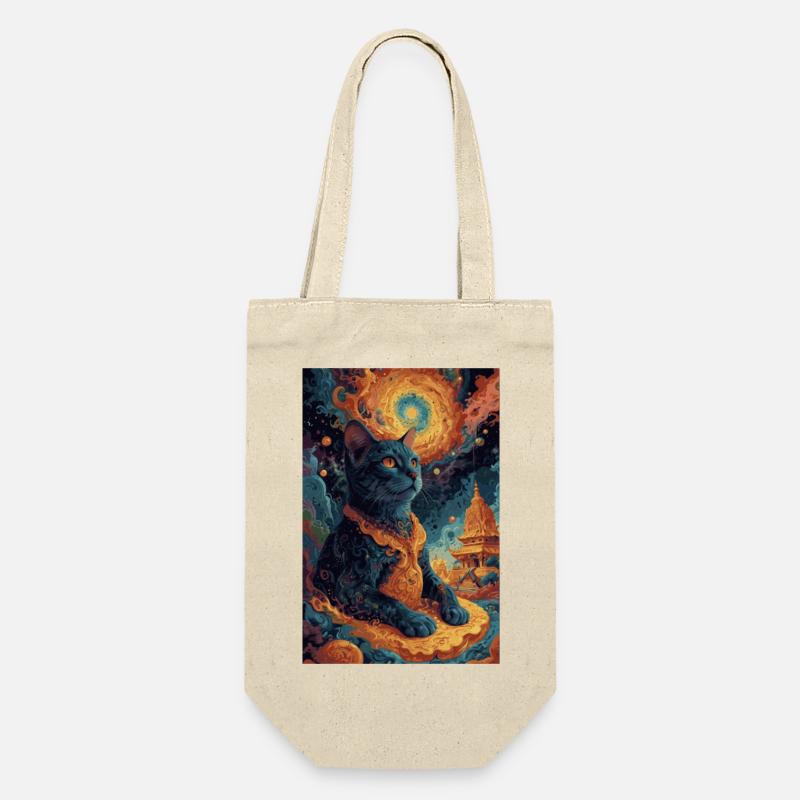 black Buddha1 - Gift Bag for Bottles - nature