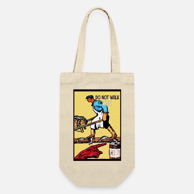 Soviet Health & Safety Advice - No 2. (Fish) - Gift Bag for Bottles - nature