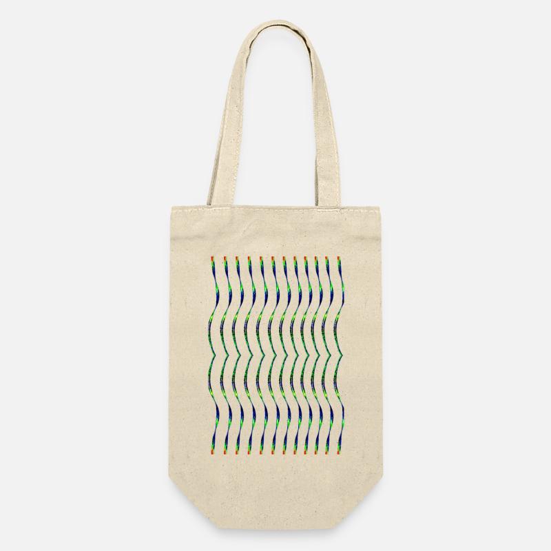 zigzag - Gift Bag for Bottles - nature