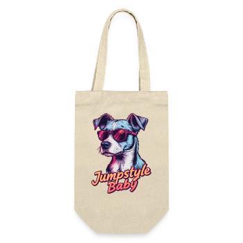 Jumpstyle Baby Dog - Geschenkbeutel für Flaschen - Natur - Vorne
