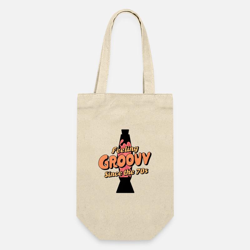 Feeling Groovy - Since The 70s - Gift Bag for Bottles - nature