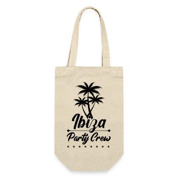 ibiza party crew - Geschenkbeutel für Flaschen - Natur - Vorne