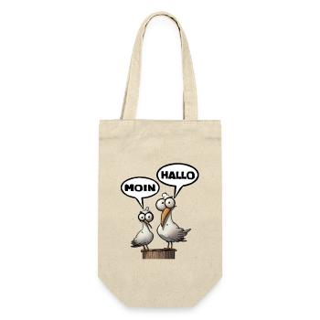 Hello - Gift Bag for Bottles - nature - Front
