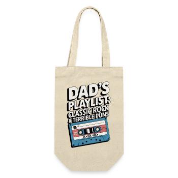 Dad's Playlist - Geschenkbeutel für Flaschen - Natur - Vorne