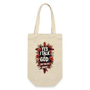 God Answers - Gift Bag for Bottles - nature - Front