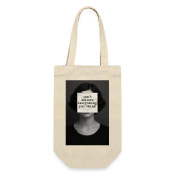 don't believe everything you think - Gift Bag for Bottles - nature - Front