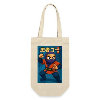 Cartoon Ninja Go Japan - Gift Bag for Bottles - nature - Front