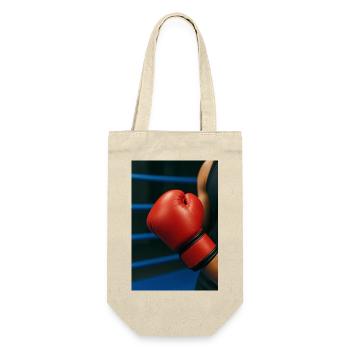Boxen - Handschuh - Geschenkbeutel für Flaschen - Natur - Vorne