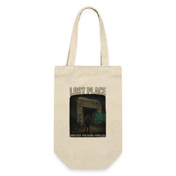 Lost Place Bunker - Geschenkbeutel für Flaschen - Natur - Vorne