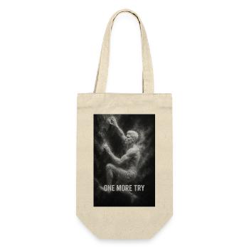 One more try. - Geschenkbeutel für Flaschen - Natur - Vorne