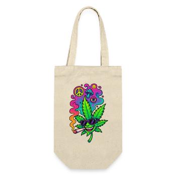 GreenGlow - Geschenkbeutel für Flaschen - Natur - Vorne