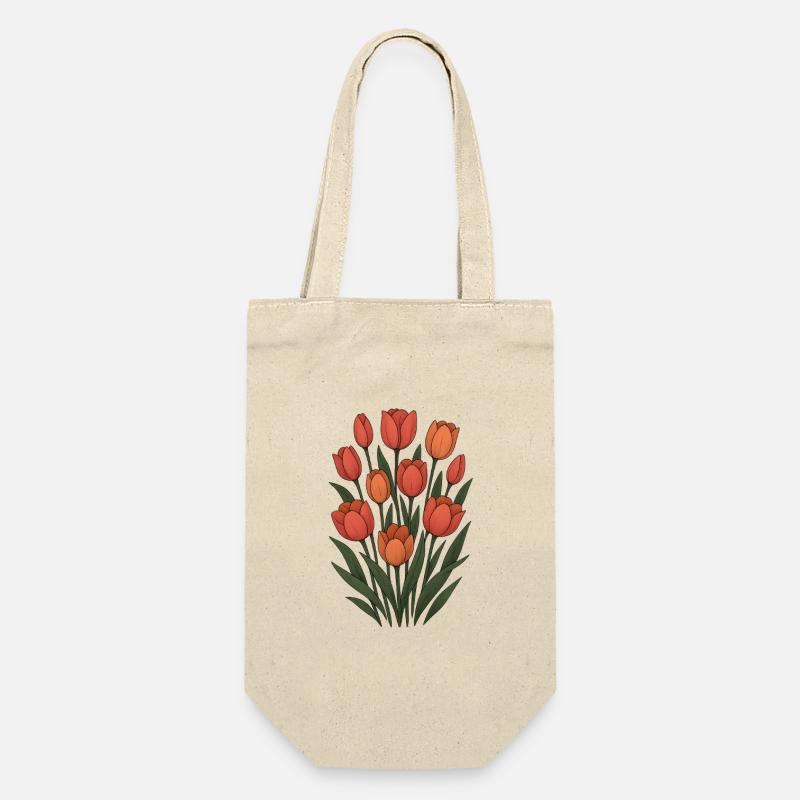 Tulipes - Sac à bouteille - nature