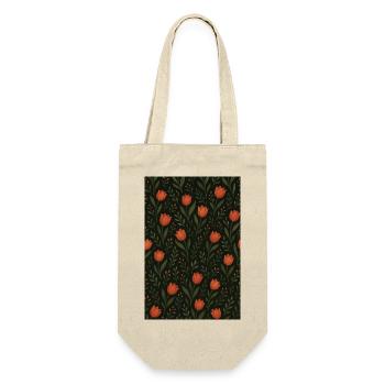 Motif Tulipe - Sac à bouteille - nature - Devant