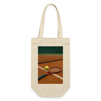 Tennis - Raquette et balle - Sac à bouteille - nature - Devant