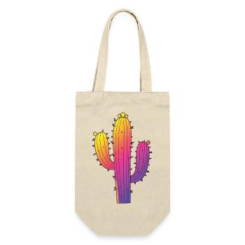 Cactus Arc-en-Ciel - Ambiance Soleil Couchant - Sac à bouteille - nature - Devant