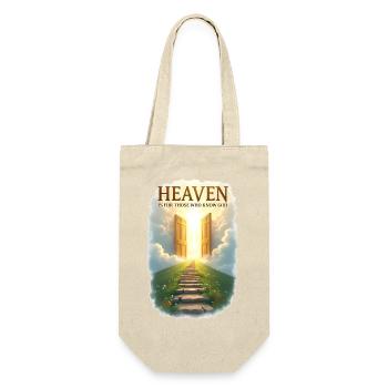 Heaven Is for Those Who Know God - Gift Bag for Bottles - nature - Front