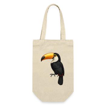 Tukan – Farben der Tropen - Geschenkbeutel für Flaschen - Natur - Vorne