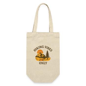 Hiking Vibes Only - Geschenkbeutel für Flaschen - Natur - Vorne
