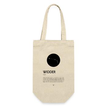 Sternzeichen WIDDER Poster Zodiac - Geschenkbeutel für Flaschen - Natur - Vorne