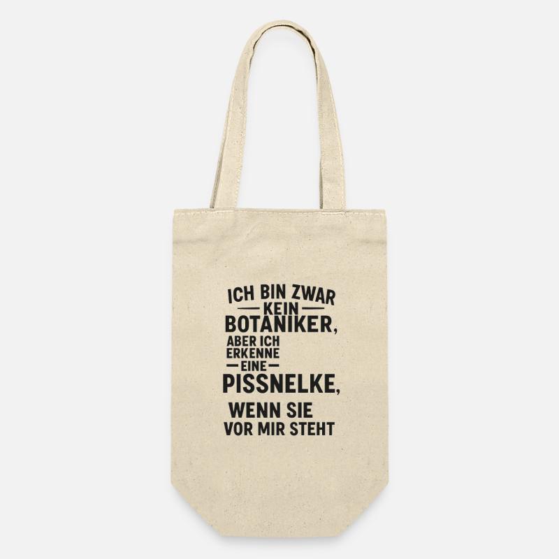 Ich bin zwar kein Botaniker, aber ich kenne eine.. - Geschenkbeutel für Flaschen - Natur