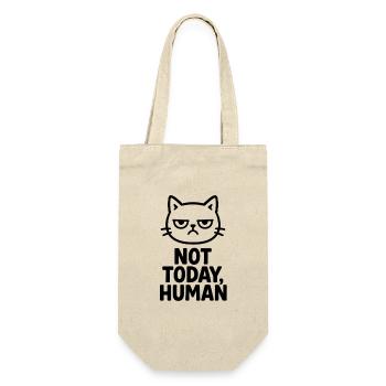 Not today, Human - Gift Bag for Bottles - nature - Front
