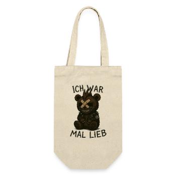 Punk - Geschenkbeutel für Flaschen - Natur - Vorne