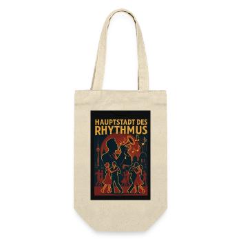 Music Berlin Retro Nightlife - Gift Bag for Bottles - nature - Front