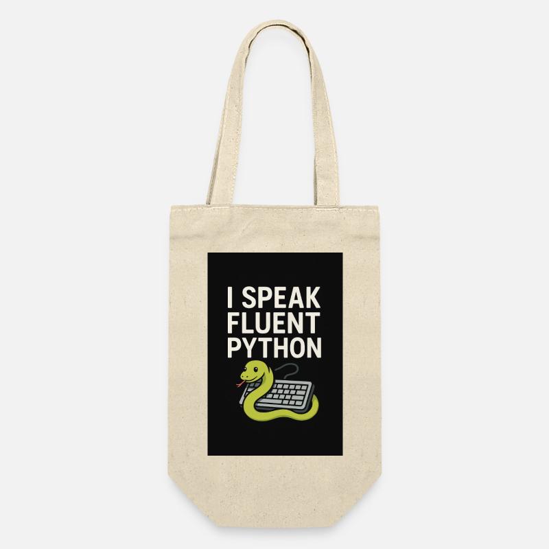 Python-Codierungsschlange - Geschenkbeutel für Flaschen - Natur