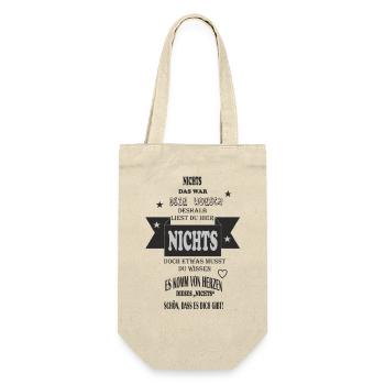 Nothing Saying Gift Idea Non-Wishers - Gift Bag for Bottles - nature - Front