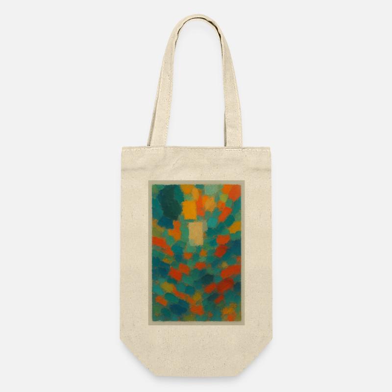 Jeu abstrait de couleurs sur toile - Sac à bouteille - nature