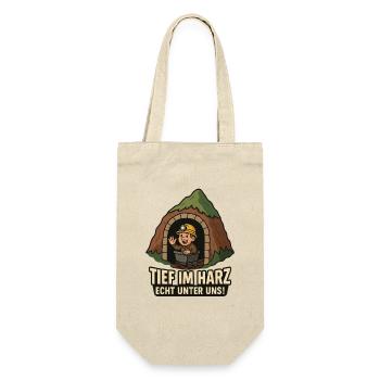 Deep in the Harz Mine Mining - Gift Bag for Bottles - nature - Front