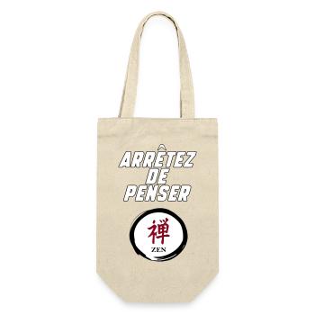 Stop thinking - Gift Bag for Bottles - nature - Front