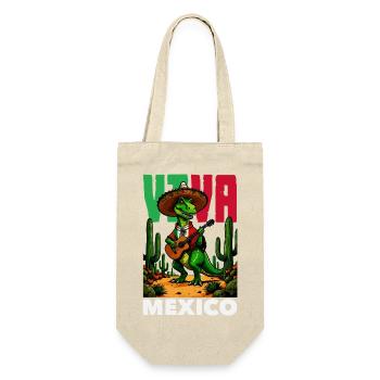 Mexiko Stolz & Heimat Mexikaner Mexico Flagge - Geschenkbeutel für Flaschen - Natur - Vorne
