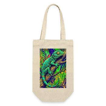 Gecko - Gift Bag for Bottles - nature - Front